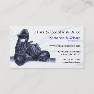 Irish Dance Business Card