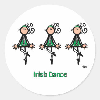 Irish Dance Classic Round Sticker