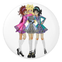 Irish Dance Drawer Pulls