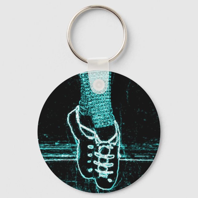 Irish Dance Ghillies Keychain (Front)