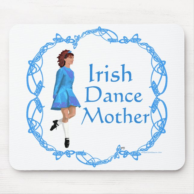 Irish Dance Mother - Blue Mouse Pad (Front)