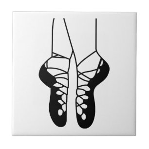 Irish Dance Shoes Ceramic Tile