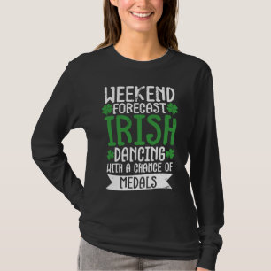 Irish Dance St Patricks Day Reel Girl Irish Step D T-Shirt