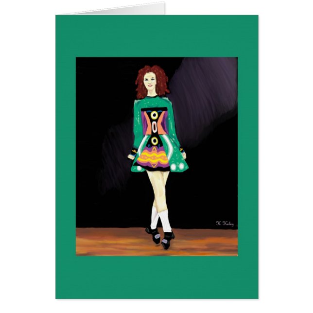 Irish Dancer card 2 (Front)