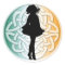 Irish Dancer Celtic Flag Sticker