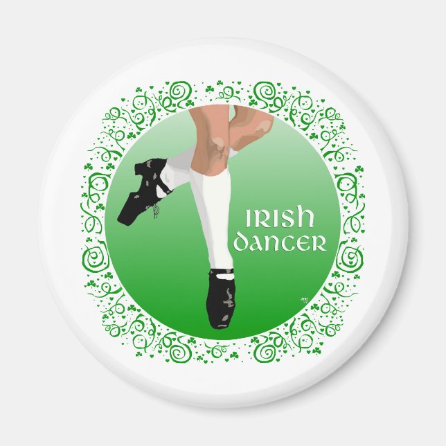 Irish Dancer Hard Shoe Magnet (Front)