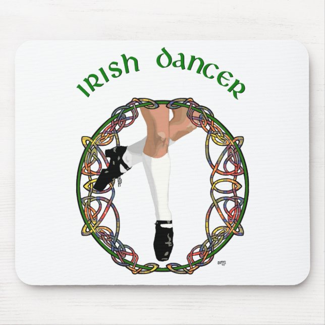 Irish Dancer Hard Shoe Mouse Pad (Front)