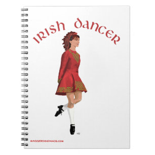 Irish Dancer in Red Notebook