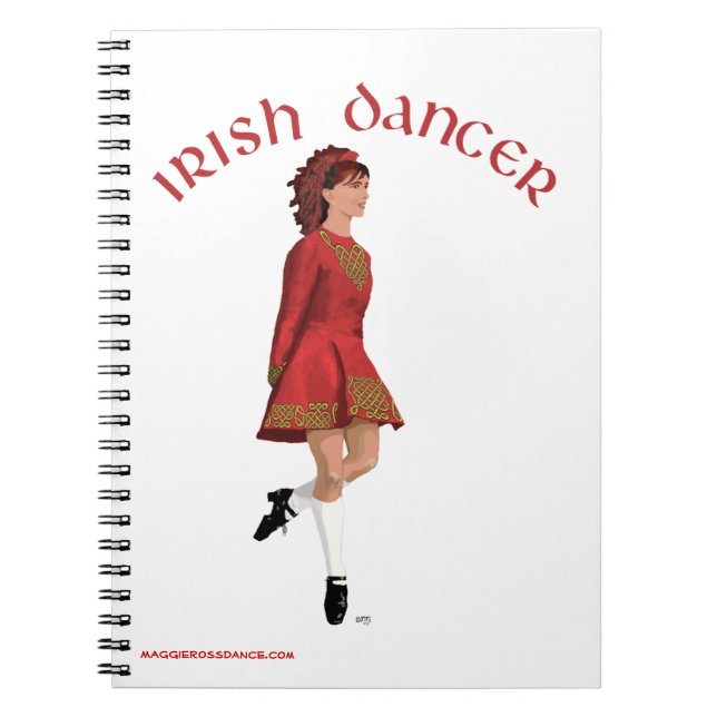 Irish Dancer in Red Notebook (Front)