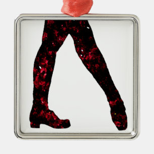 Irish Dancer Metal Ornament