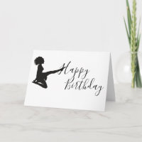 Irish Dancer Soft Shoe Black White Dance Birthday