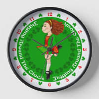 Irish Dancer's, Irish Dancing Clock