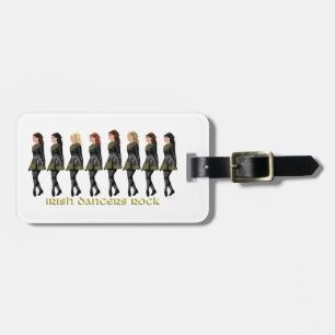 Irish Dancers Rock Luggage Tag