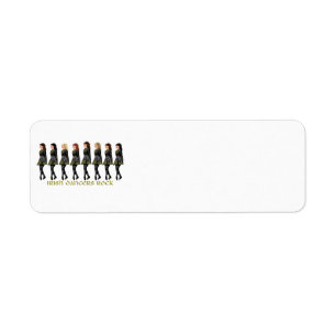 Irish Dancers Rock Return Address Label