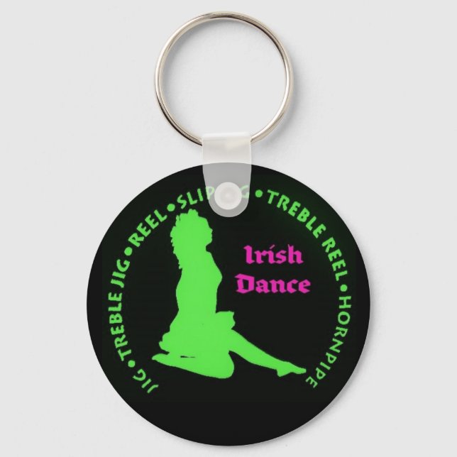 Irish Dances Key Ring (Front)