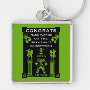 Irish Dancing Competition Key Ring