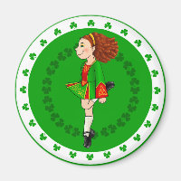 Irish Dancing Girl Magnet