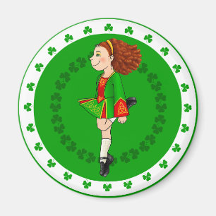 Irish Dancing Girl Magnet