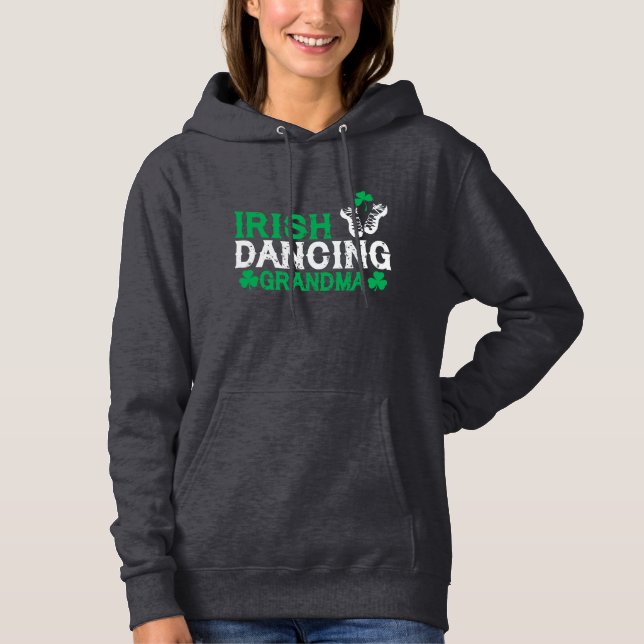 Irish Dancing Grandma Irish Step Dancer Women Hoodie (Front)
