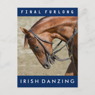 Irish Danzing - Oklahoma Training Track Postcard
