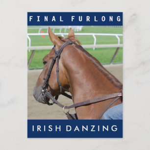 Irish Danzing - Oklahoma Training Track Postcard