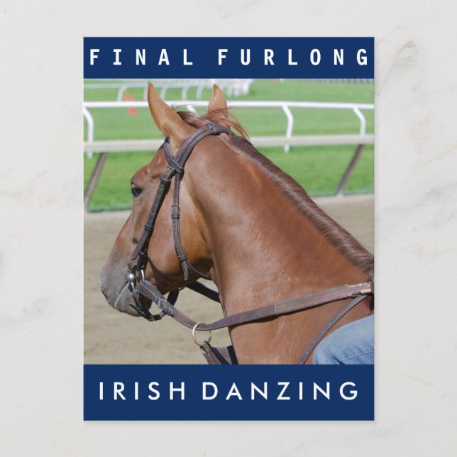 Irish Danzing - Oklahoma Training Track Postcard (Front)
