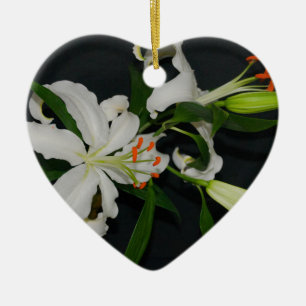 Irish Design-Brass and Flower Collection Ceramic Tree Decoration