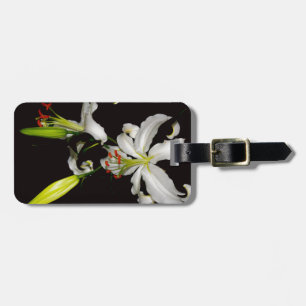 Irish Design- Brass and Flower Collection Luggage Tag