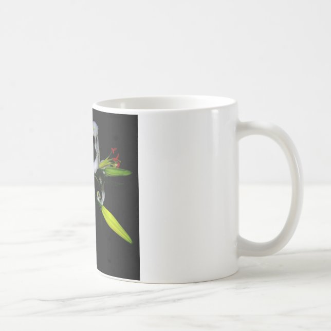 Irish Design-Brass and Flower Design Coffee Mug (Right)