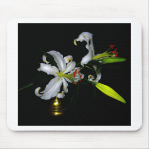 Irish Design-Brass and Flower Design Mouse Pad