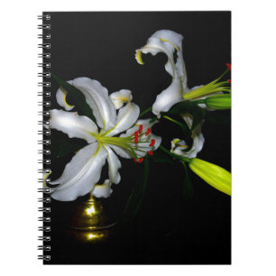 Irish Design-Brass and Flower Design Notebook