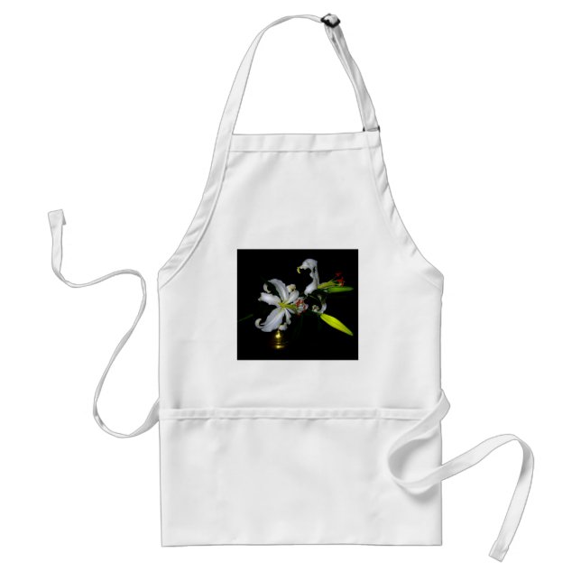 Irish Design-Brass and Flower Design Standard Apron (Front)