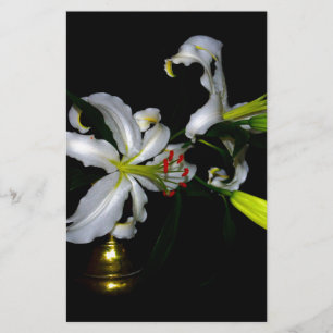 Irish Design-Brass and Flower Design Stationery