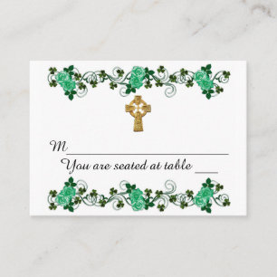 Irish design for wedding Place cards