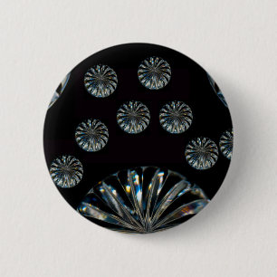 Irish Design-The Crystal Collection 6 Cm Round Badge