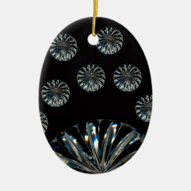Irish Design-The Crystal Collection Ceramic Ornament (Front)