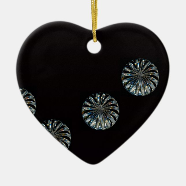 Irish Design-The Crystal Collection Ceramic Tree Decoration (Front)