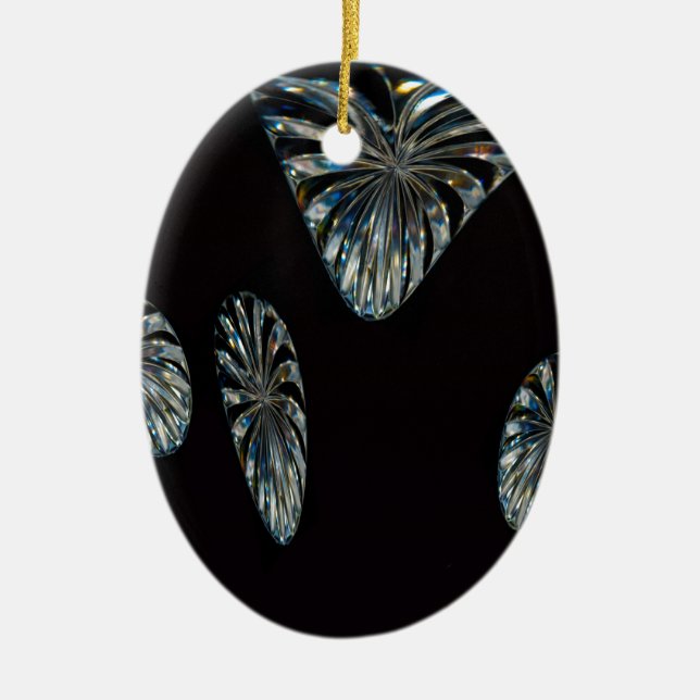 Irish Design -The Crystal Collection Ceramic Tree Decoration (Front)