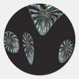 Irish Design -The Crystal Collection Classic Round Sticker