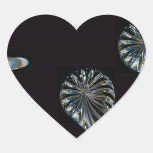 Irish Design-The Crystal Collection Heart Sticker