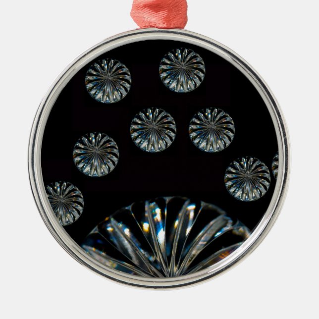 Irish Design-The Crystal Collection Metal Ornament (Front)