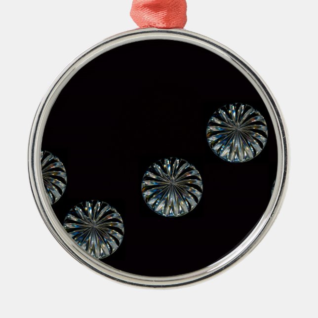 Irish Design-The Crystal Collection Metal Ornament (Front)