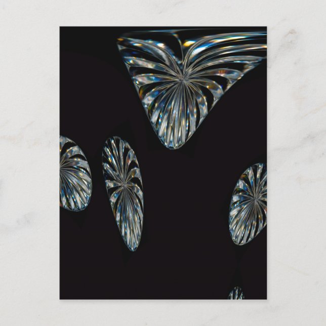 Irish Design -The Crystal Collection Postcard (Front)