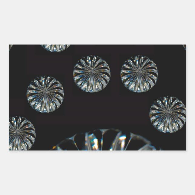 Irish Design-The Crystal Collection Rectangular Sticker (Front)