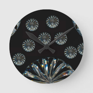Irish Design-The Crystal Collection Round Clock
