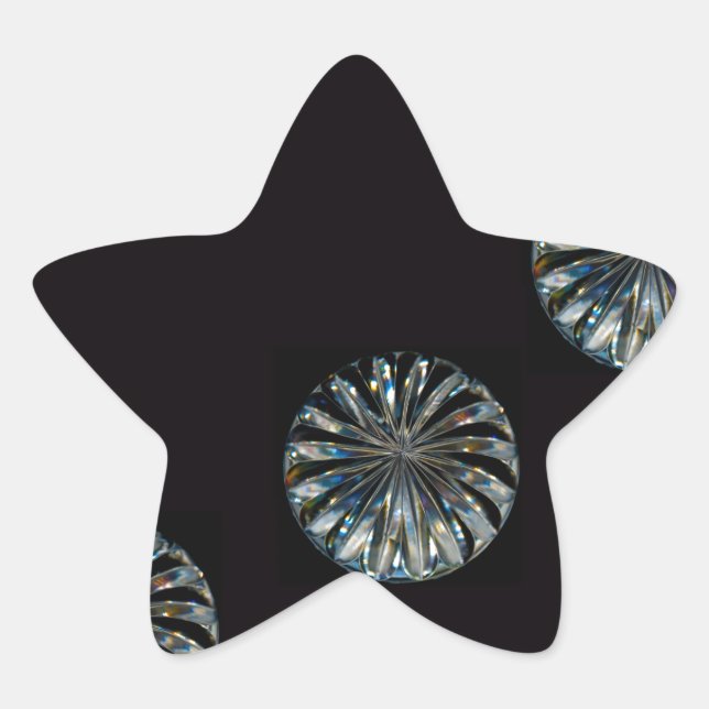 Irish Design-The Crystal Collection Star Sticker (Front)