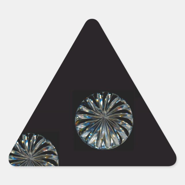 Irish Design-The Crystal Collection Triangle Sticker (Front)