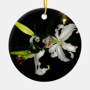 Irish Design-The Flower Collection Ceramic Ornament