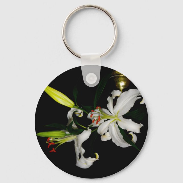 Irish Design-The Flower Collection Key Ring (Front)