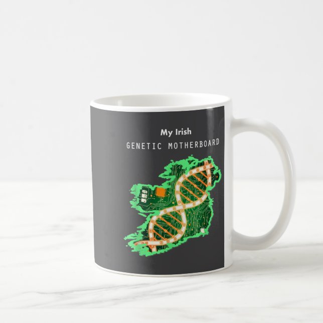 Irish Dna Ireland Motherboard  Coffee Mug (Right)